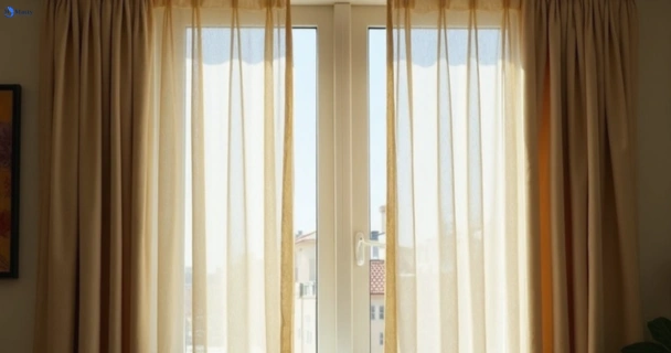 Dusty and dull curtains in double-bay-nsw before steam cleaning